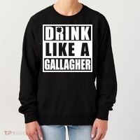 Drink Like A Gallagher Funny St. Patrick's Day Irish Clover Women's Sweatshirt thumb 0