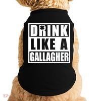 Drink Like A Gallagher Funny St. Patrick's Day Irish Clover Doggie Tank thumb 0