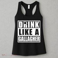 Drink Like A Gallagher Funny St. Patrick's Day Irish Clover Women's Tank Top thumb 3