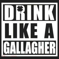 Drink Like A Gallagher Funny St. Patrick's Day Irish Clover Hat thumb 2