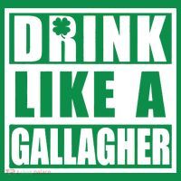 Drink Like A Gallagher Funny St. Patrick's Day Irish Clover Baby Bodysuit thumb 2
