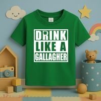 Drink Like A Gallagher Funny St. Patrick's Day Irish Clover Toddler T-Shirt thumb 3