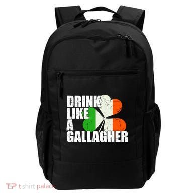 Drink Like A Gallagher Irish Clover Backpack