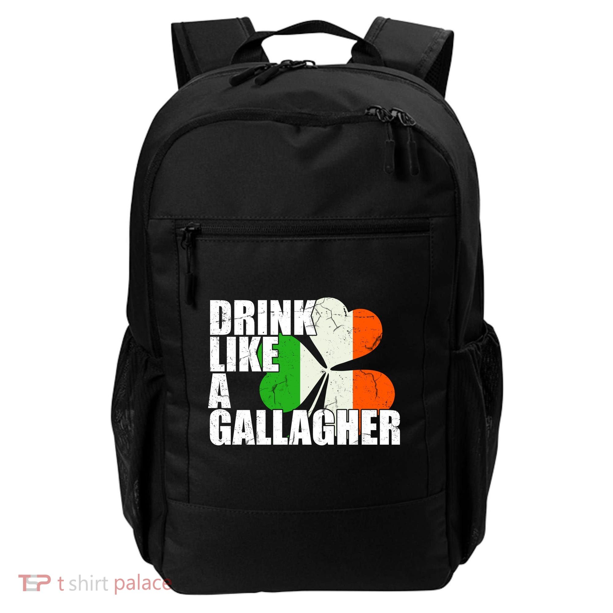 Drink Like A Gallagher Irish Clover Backpack