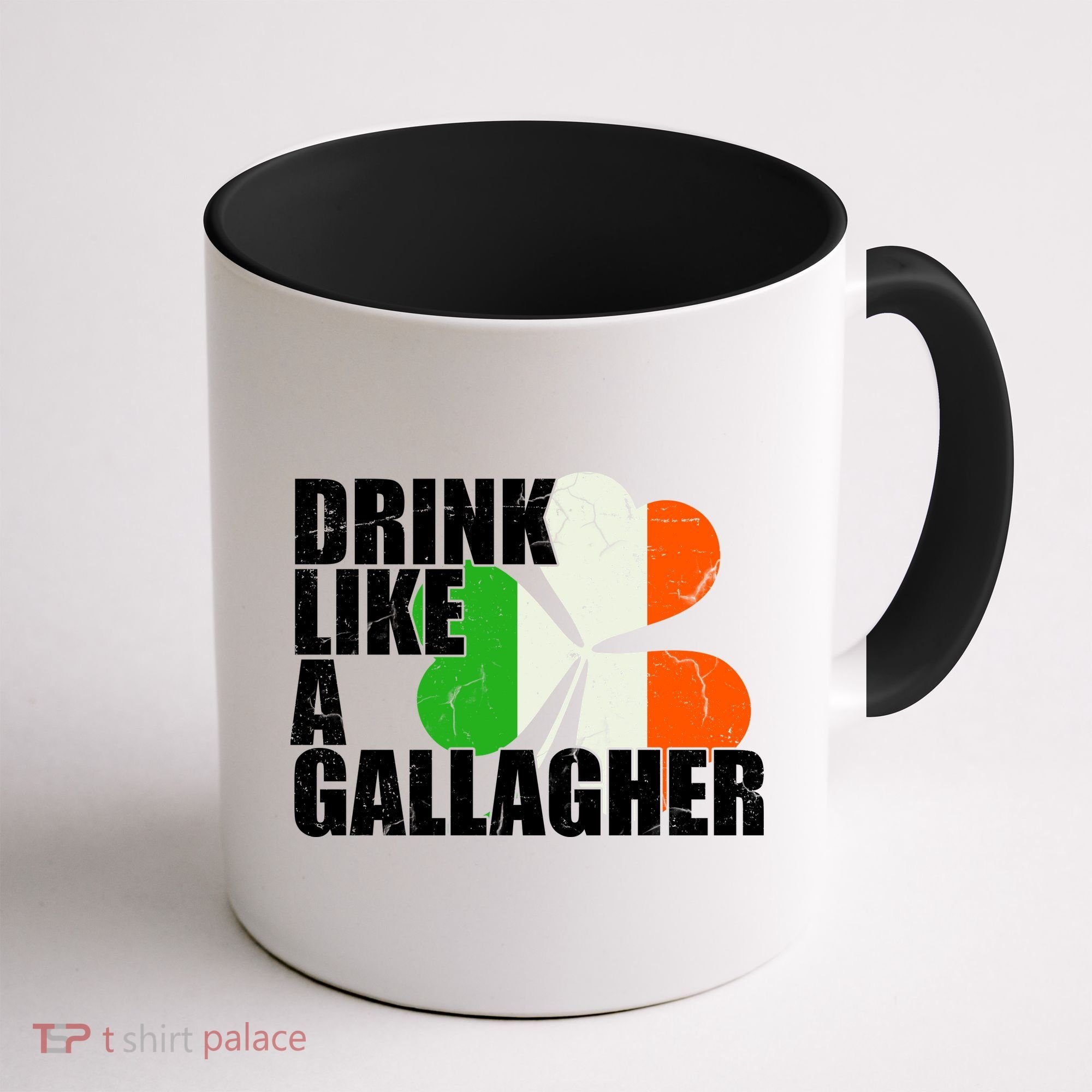 Drink Like A Gallagher Irish Clover Coffee Mug