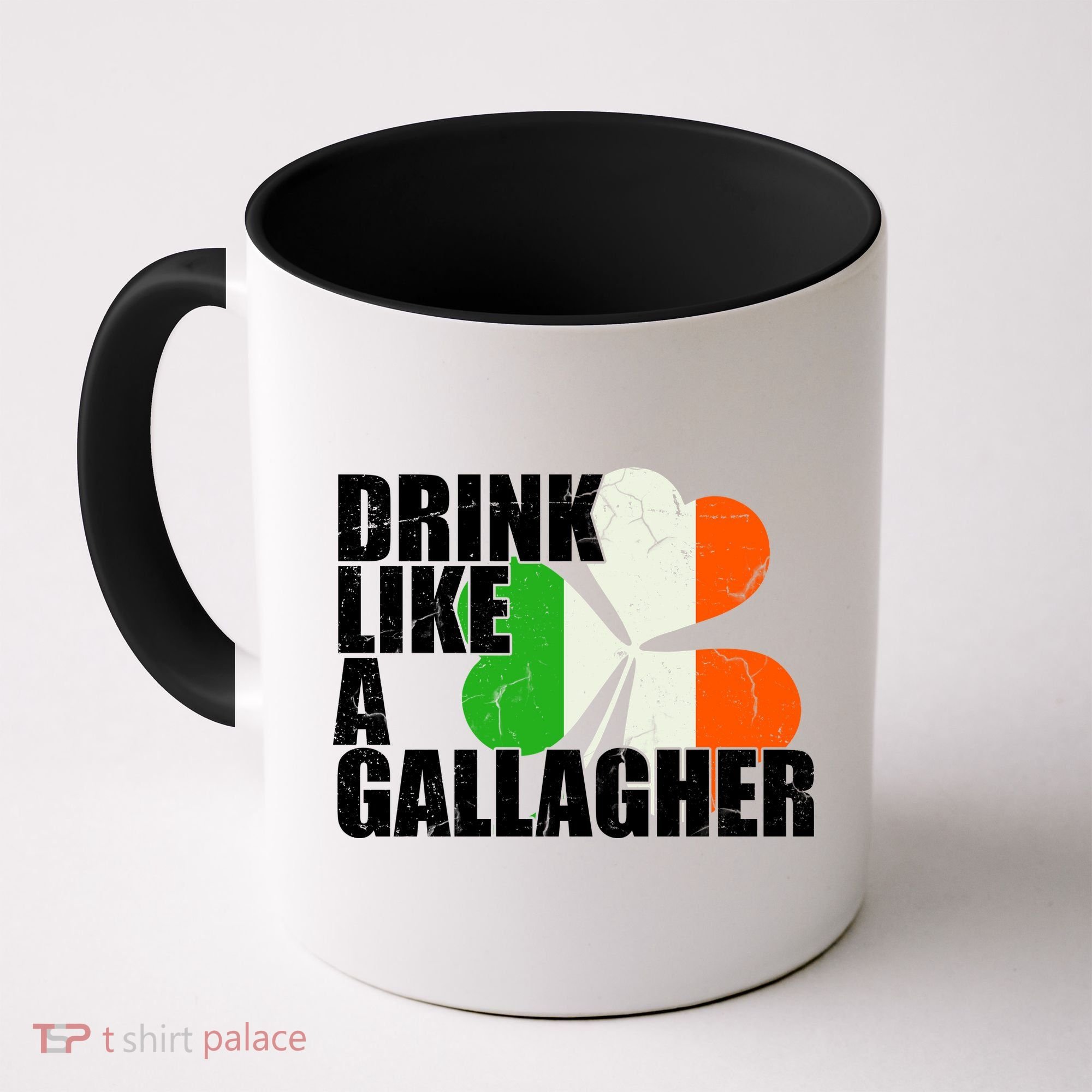 Drink Like A Gallagher Irish Clover Coffee Mug