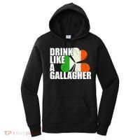 Drink Like A Gallagher Irish Clover Women's Hoodie thumb 0