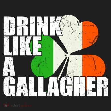 Drink Like A Gallagher Irish Clover 40oz Vacuum Insulated Stainless Steel Travel Tumbler