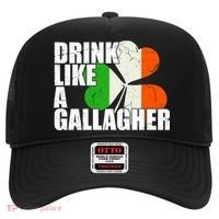 Drink Like A Gallagher Irish Clover Hat thumb 0