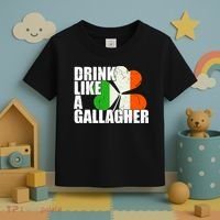 Drink Like A Gallagher Irish Clover Toddler T-Shirt thumb 3
