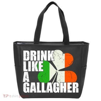 Drink Like A Gallagher Irish Clover Bag