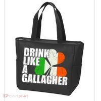 Drink Like A Gallagher Irish Clover Tote Bag thumb 3