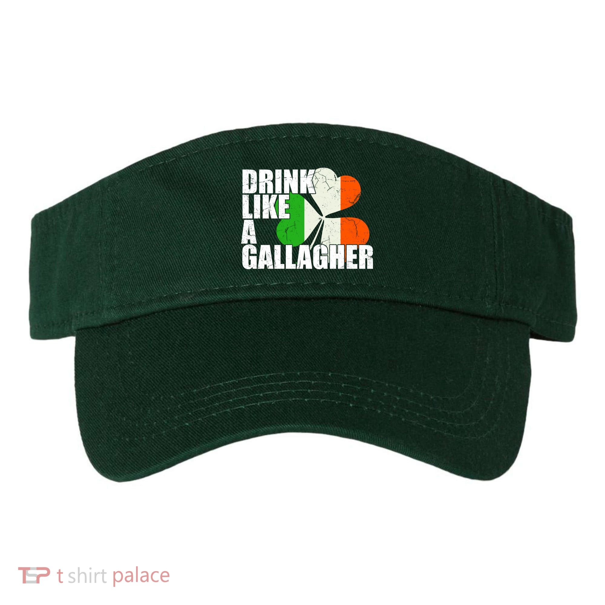 Drink Like A Gallagher Irish Clover Visor