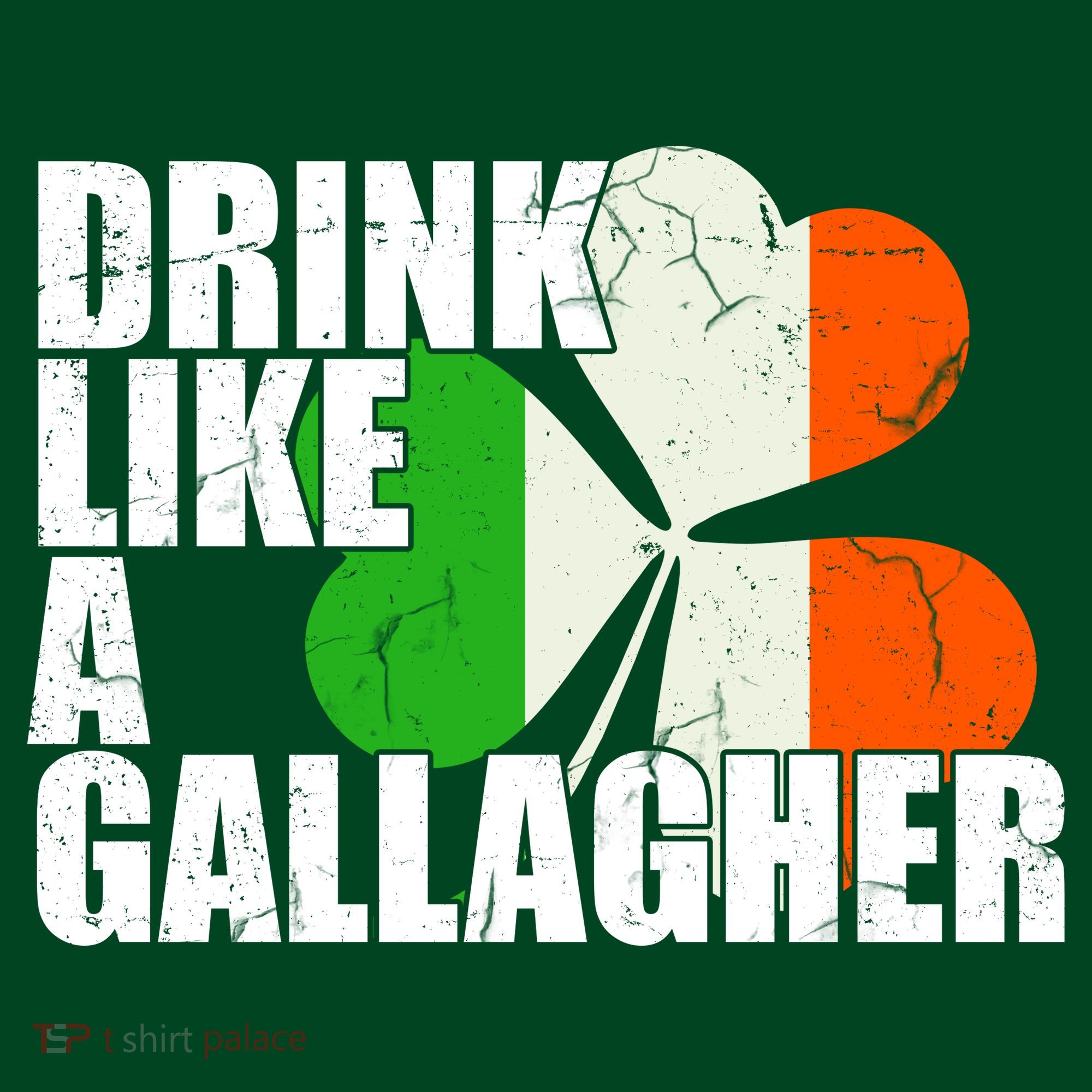 Drink Like A Gallagher Irish Clover Visor