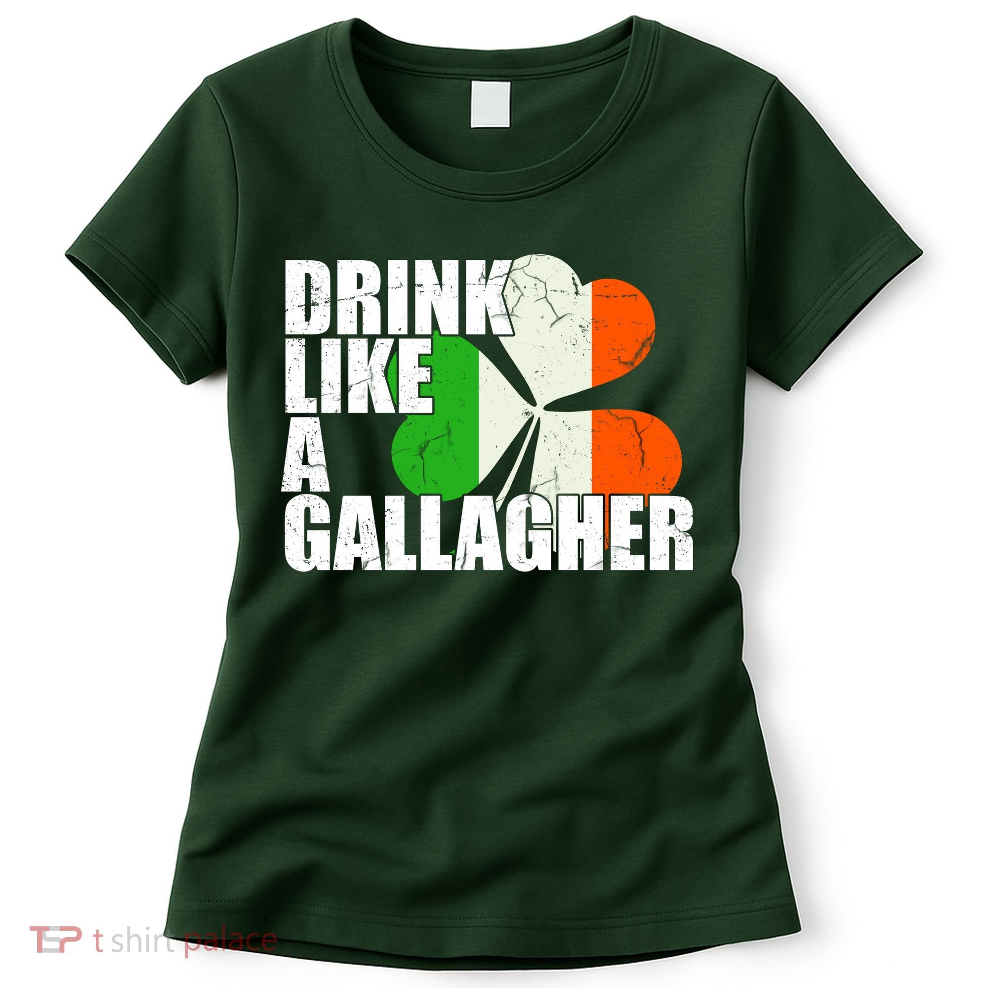 Drink Like A Gallagher Irish Clover Women's T-Shirt
