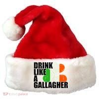 Drink Like A Gallagher Irish Clover Santa Hat thumb 0