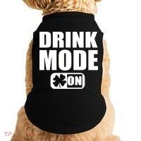Drink Mode On Funny St. Patrick's Day Doggie Tank thumb 0