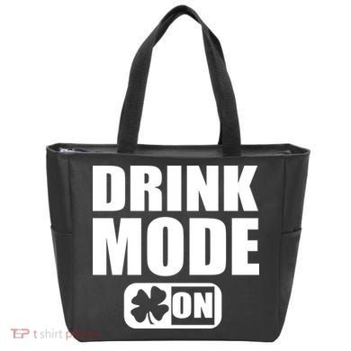 Drink Mode On Funny St. Patrick's Day Bag