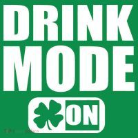 Drink Mode On Funny St. Patrick's Day Ornament thumb 1