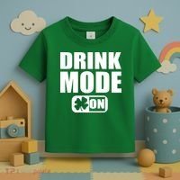 Drink Mode On Funny St. Patrick's Day Toddler T-Shirt thumb 3