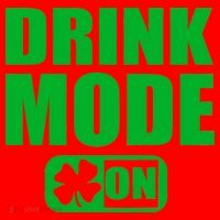 Drink Mode On Funny St. Patrick's Day Santa Hat thumb 1
