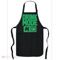Drink Mode On Irish Clover Apron thumb 0