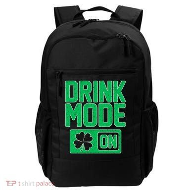 Drink Mode On Irish Clover Backpack