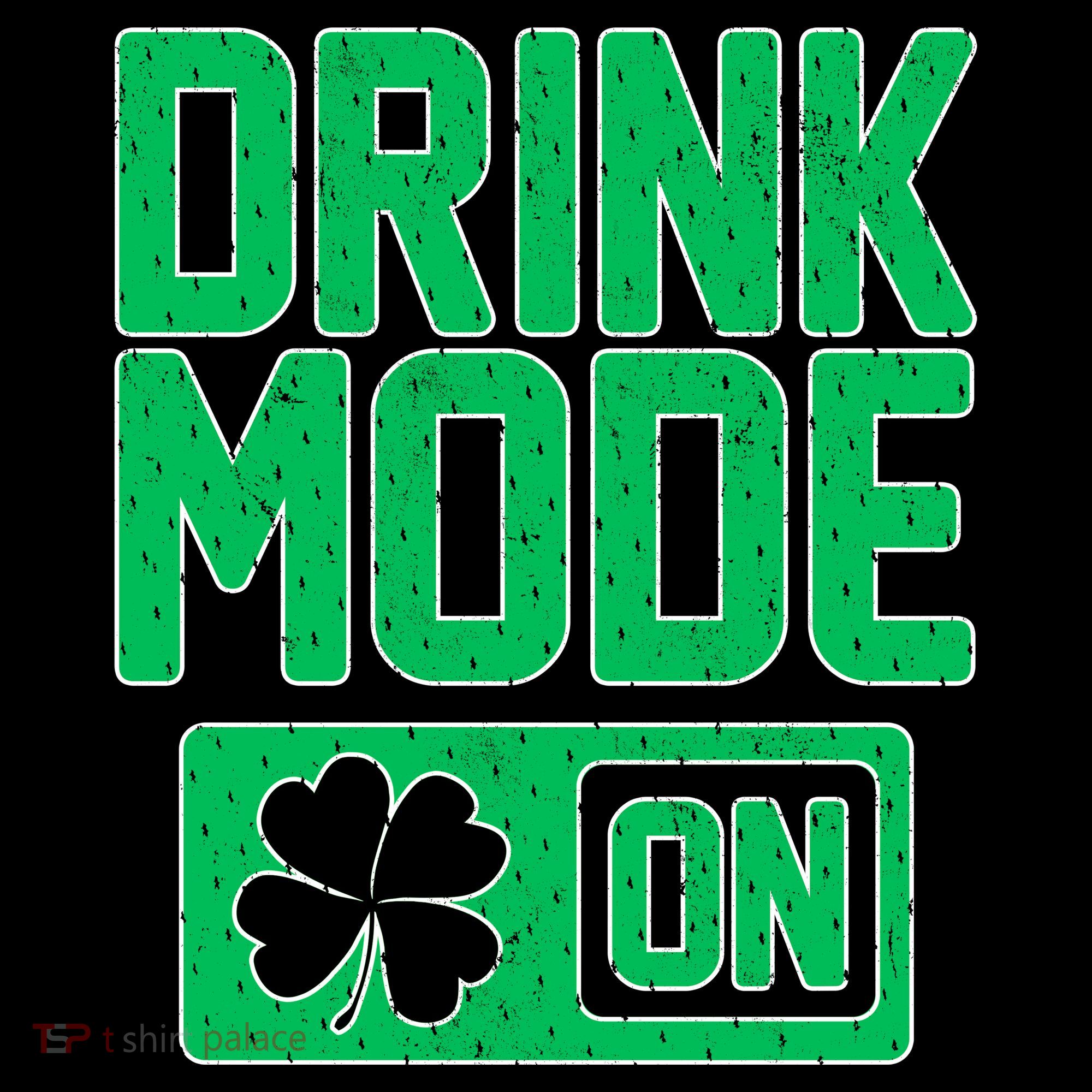 Drink Mode On Irish Clover Button