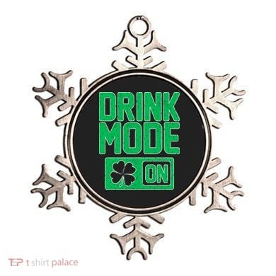 Drink Mode On Irish Clover Ornament