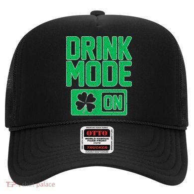 Drink Mode On Irish Clover Hat