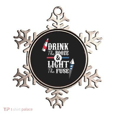 Drink The Booze Light The Fuse Ornament