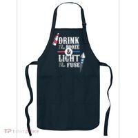 Drink The Booze Light The Fuse Apron thumb 0