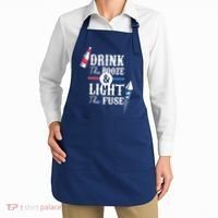 Drink The Booze Light The Fuse Apron thumb 2