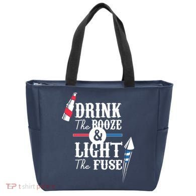Drink The Booze Light The Fuse Tote Bag