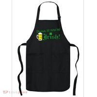 Drink Til' Your Irish Beer Pitcher St. Patrick's Day Apron thumb 0