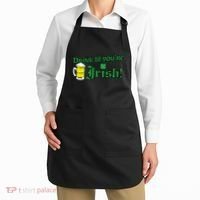 Drink Til' Your Irish Beer Pitcher St. Patrick's Day Apron thumb 2