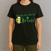 Drink Til' Your Irish Beer Pitcher St. Patrick's Day T-Shirt thumb 4
