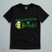 Drink Til' Your Irish Beer Pitcher St. Patrick's Day T-Shirt thumb 5