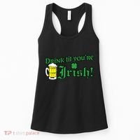 Drink Til' Your Irish Beer Pitcher St. Patrick's Day Women's Tank Top thumb 0