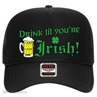 Drink Til' Your Irish Beer Pitcher St. Patrick's Day Hat thumb 0