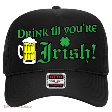 Drink Til' Your Irish Beer Pitcher St. Patrick's Day Hat