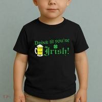 Drink Til' Your Irish Beer Pitcher St. Patrick's Day Toddler T-Shirt thumb 2