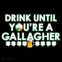 Drink Until You Are A Gallagher Funny St. Patrick's Day Tank Top thumb 6