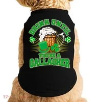 Drink Until You're A Gallagher Doggie Tank thumb 0
