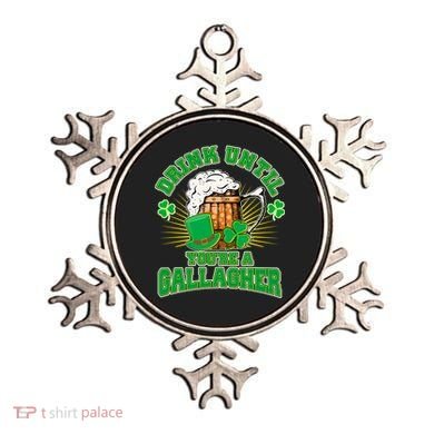 Drink Until You're A Gallagher Ornament