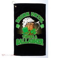 Drink Until You're A Gallagher Golf Towel thumb 0