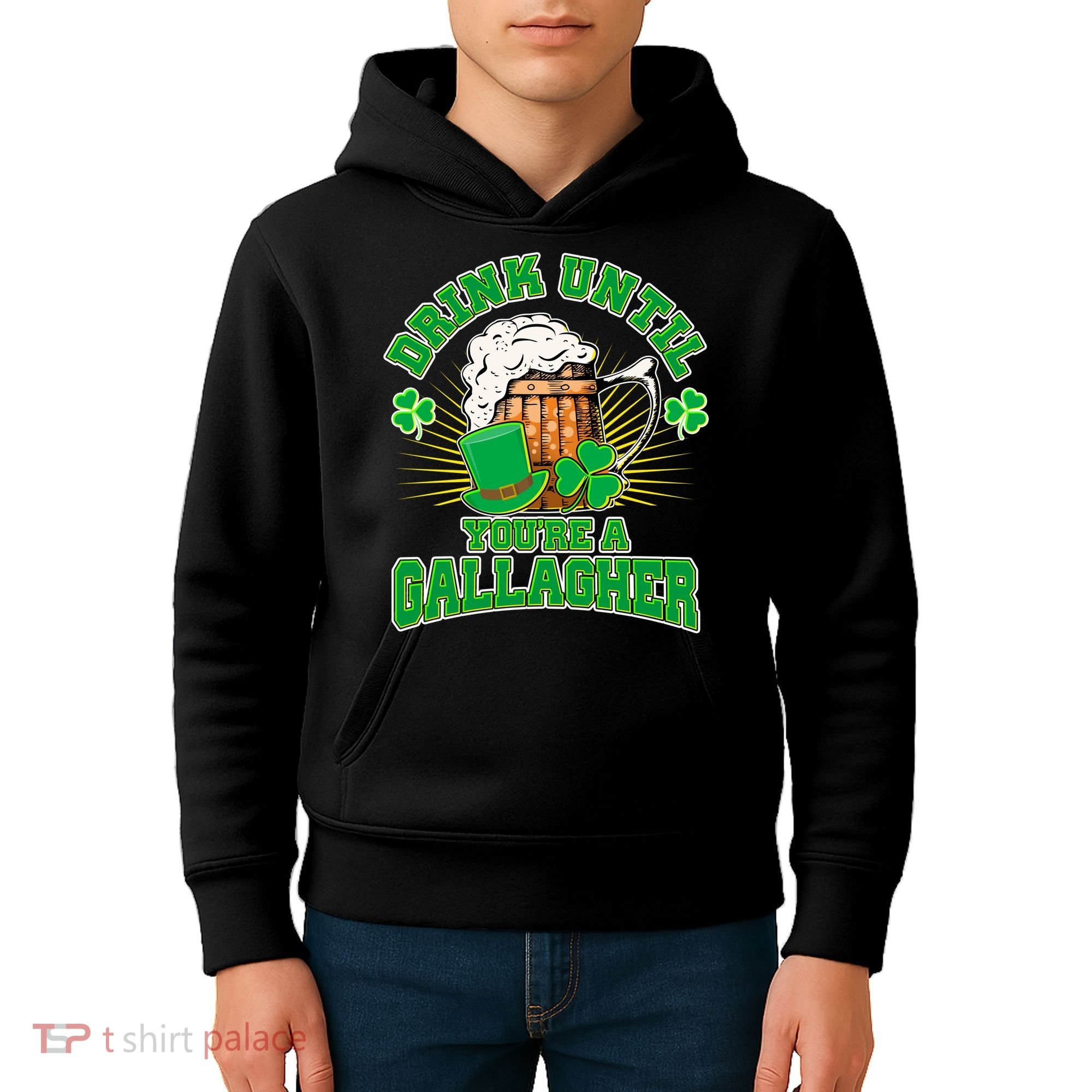 Drink Until You're A Gallagher Kids Hoodie