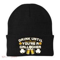 Drink Until You're a Gallagher Funny St. Patrick's Day Drinking Beanie thumb 0