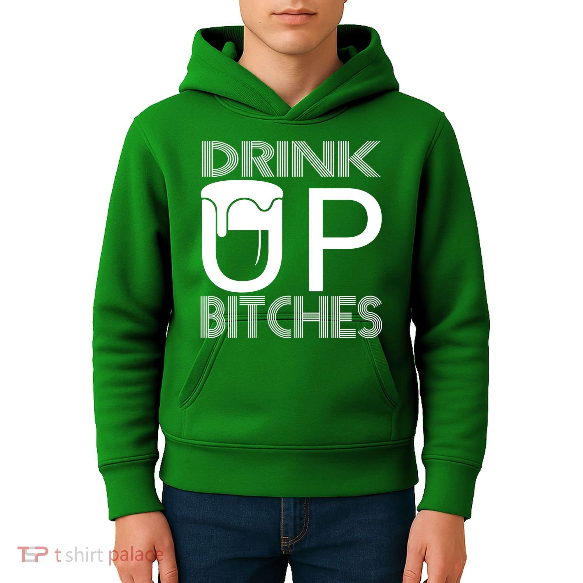 Drink Up Bitches Kids Hoodie