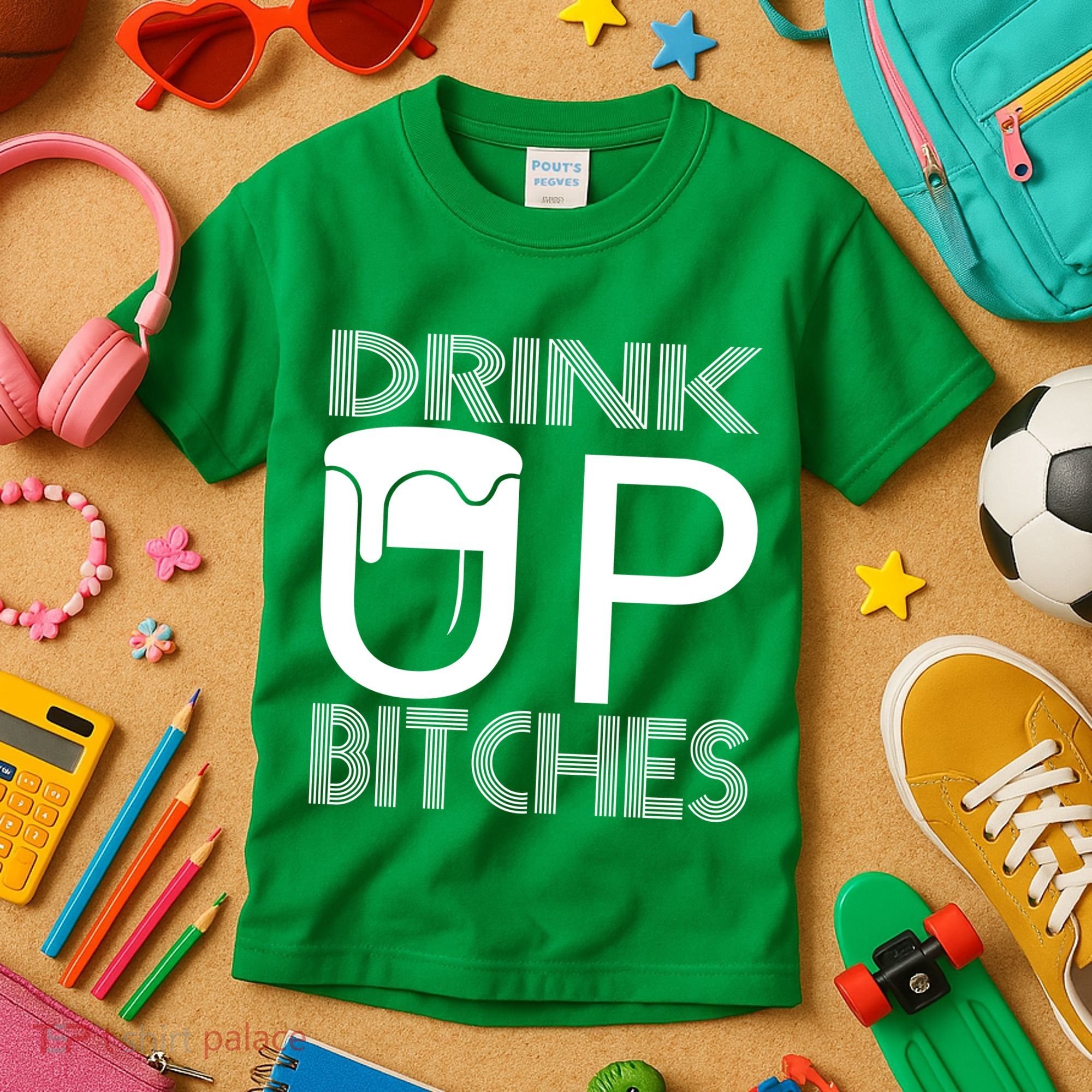 Drink Up Bitches Kids T-Shirt